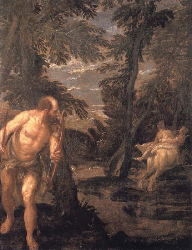 VERONESE (Paolo Caliari) Hercules,Deianira and the centaur Nessus,late Work Sweden oil painting art